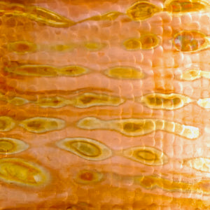 Copper Tile - 4 x 4 x 0.25" - TI030FU in FUEGO finish (Plain). - www.artesanocoppersinks.com