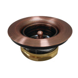 Bar Strainer with Brass Nut in ANTIQUED COPPER - DR020AC