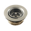 Bar Strainer with Brass Nut in BRUSHED NICKEL - DR020BN