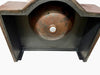Wall Mounted Bathroom sink with integrated 14 x 5.5" Round Sink, 6" Apron front and 24" Back Wall in Cafe Viejo - VS083CV - 6
