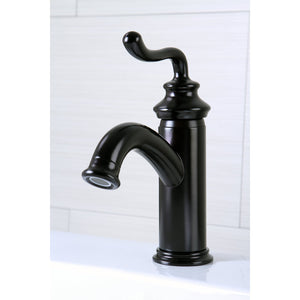 Single Hole Bathroom Faucet in Oil Rubbed Bronze - BFFS5415RL - Artesano Copper Sinks