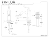 Single Hole Bathroom Faucet in Polish Chrome - BFFS5411RL - Artesano Copper Sinks