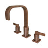 Two-Handle 3-Hole Deck Mounted Widespread Bathroom Faucet in Antique Copper - BFFSC896NDLAC