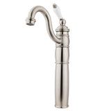 Vessel Bathroom Faucet in Brushed Nickel - BFKB1428PL - Artesano Copper Sinks