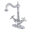 Single Hole Bathroom Faucet in Polish Chrome - BFKS1431BEX - Artesano Copper Sinks