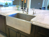 Farmhouse with Straight Apron Kitchen Copper Sink - Single Basin - 33 x 22 x 10.5" - KS001CV - Artesano Copper Sinks