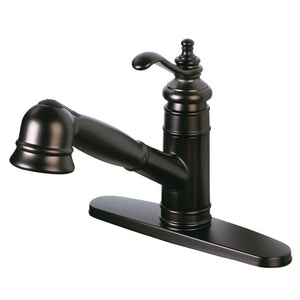 Pull - Out Kitchen Faucet in Oil Rubbed Bronze - KFGS7575TL - Artesano Copper Sinks