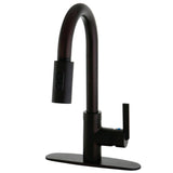 Pull - Down Kitchen Faucet in Oil Rubbed Bronze - KFGS8785CTL - Artesano Copper Sinks