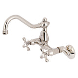 Wall Mount Kitchen Faucet in Polished Nickel - KFKS3226AX - Artesano Copper Sinks