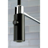 Pre- Rinse  Kitchen Faucet in Matte Black and Chrome - KFLS8777CTL - Artesano Copper Sinks