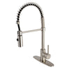 Pre- Rinse  Kitchen Faucet  in Brushed Nickel - KFLS8778DL - Artesano Copper Sinks