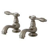 Basin Tap Bathroom Faucet in Brushed Nickel - BFKS1108TAL - Artesano Copper Sinks