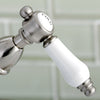 Single Hole Bathroom Faucet in Brushed Nickel - BFKS1438BPL - Artesano Copper Sinks
