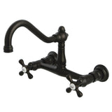 Wall Mount Bathroom Faucet in Oil Rubbed Bronze - BFKS3245AX - Artesano Copper Sinks