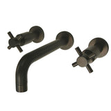 Wall Mount Bathroom Faucet in Oil Rubbed Bronze - BFKS8125DX - Artesano Copper Sinks