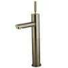 Vessel Bathroom Faucet in Brushed Nickel - BFKS8218DL - Artesano Copper Sinks