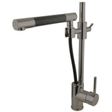Pull - Out Kitchen Faucet in Brushed Nickel - KFKS8988DKL - Artesano Copper Sinks