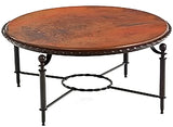 MTO - Round copper table - www.artesanocoppersinks.com