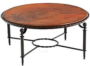 MTO - Round copper table - www.artesanocoppersinks.com