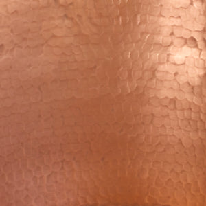 Copper Tile - 4 x 4 x 0.25" - TI030WC in WASHED COPPER finish (Plain). - www.artesanocoppersinks.com