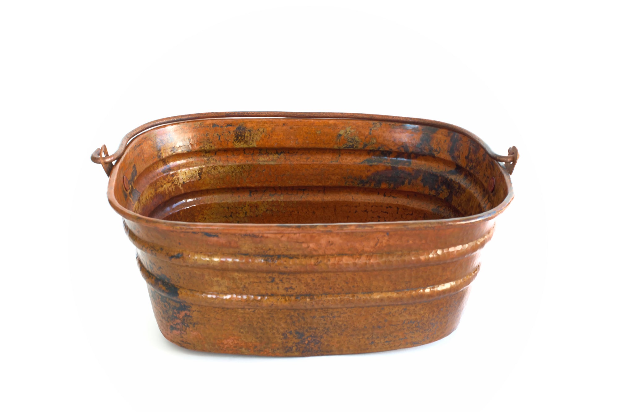 BUCKET # 4 in Natural - VS039NA - Rectangular Vessel Bathroom Copper S ...