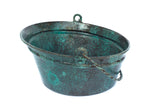 BUCKET # 2 in Oxidized Copper - VS028OC - Round Vessel Bathroom Copper Sink - 16 x 8" - Gauge 16