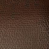 Copper Tile - 4 x 4 x 0.25" - TI030CV in CAFE VIEJO finish (Plain). - www.artesanocoppersinks.com
