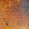 WARHOL in Sanded Copper - VS020SC - Rectangular Raised Profile Bathroom Copper Sink with 2" curved  Apron - 20 x 14 x 7" - www.artesanocoppersinks.com