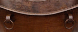 TERNURA MEDIUM in Cafe Viejo - BT004CV - Free Standing Slipper Copper Bathtub 60 x 29 x 30" - Artesano Copper Sinks